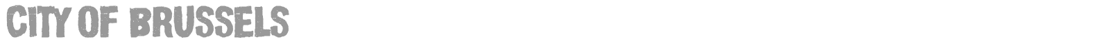 City of Brussels font preview